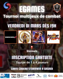 Affiche Egames 2024