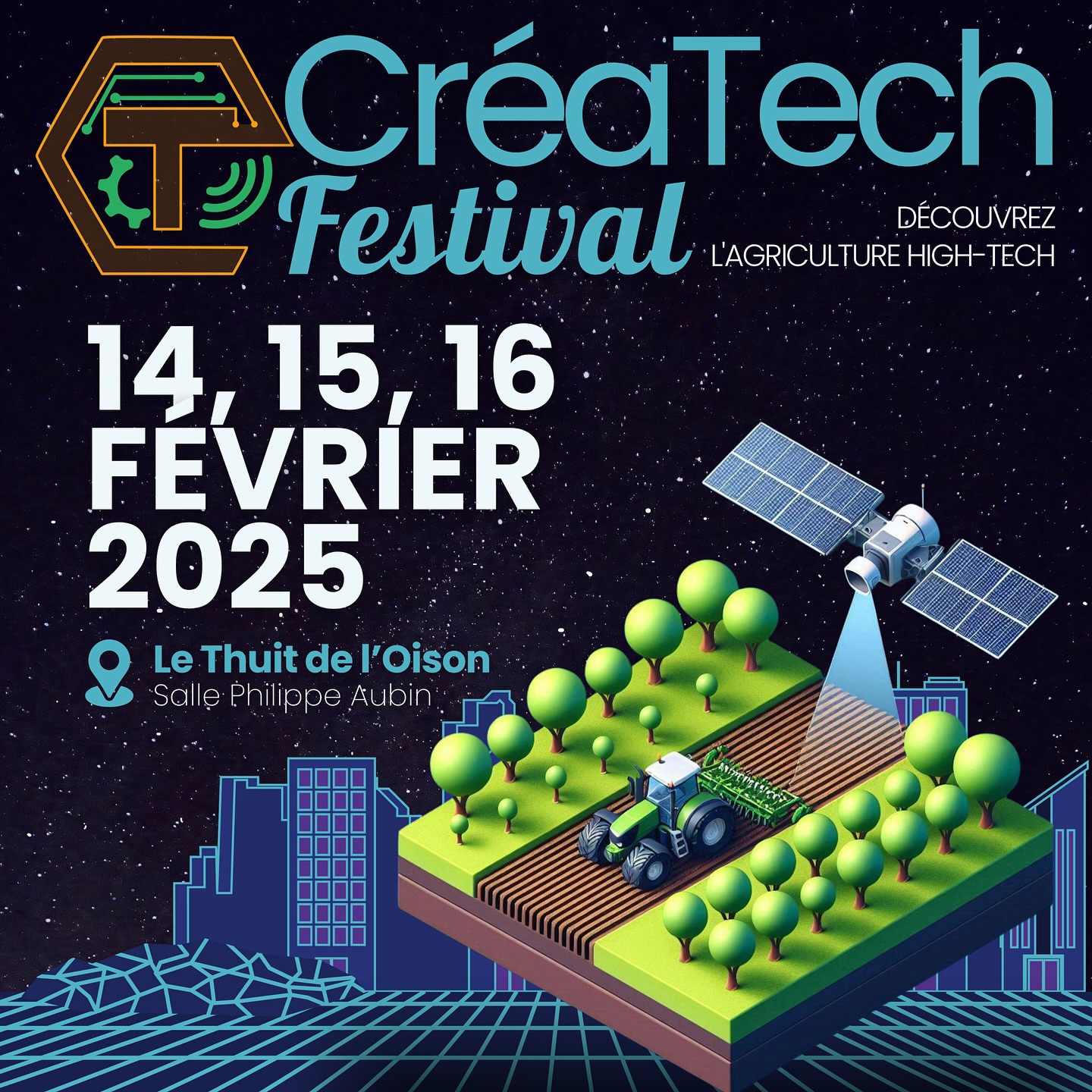 Affiche Festival Createch 2025