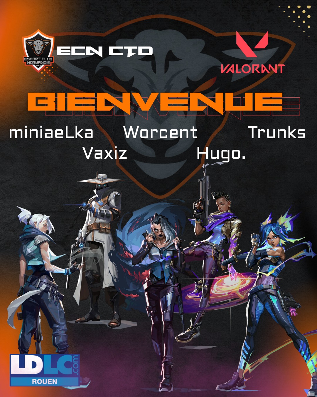Line-up Valorant Contenders