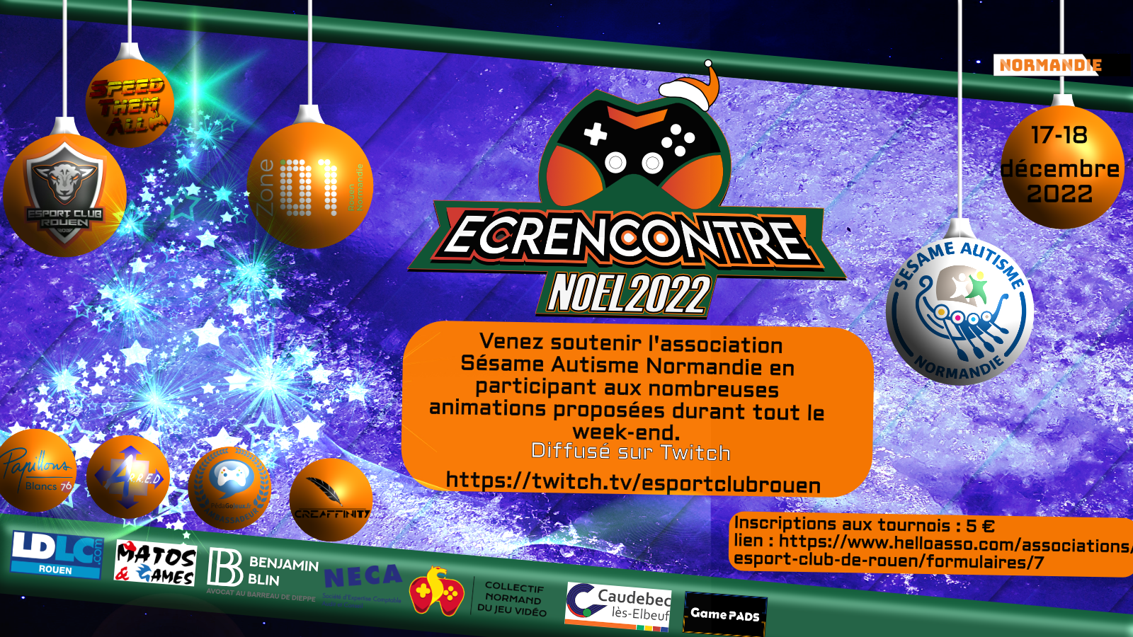 Affiche ECRencontre Noël 2022